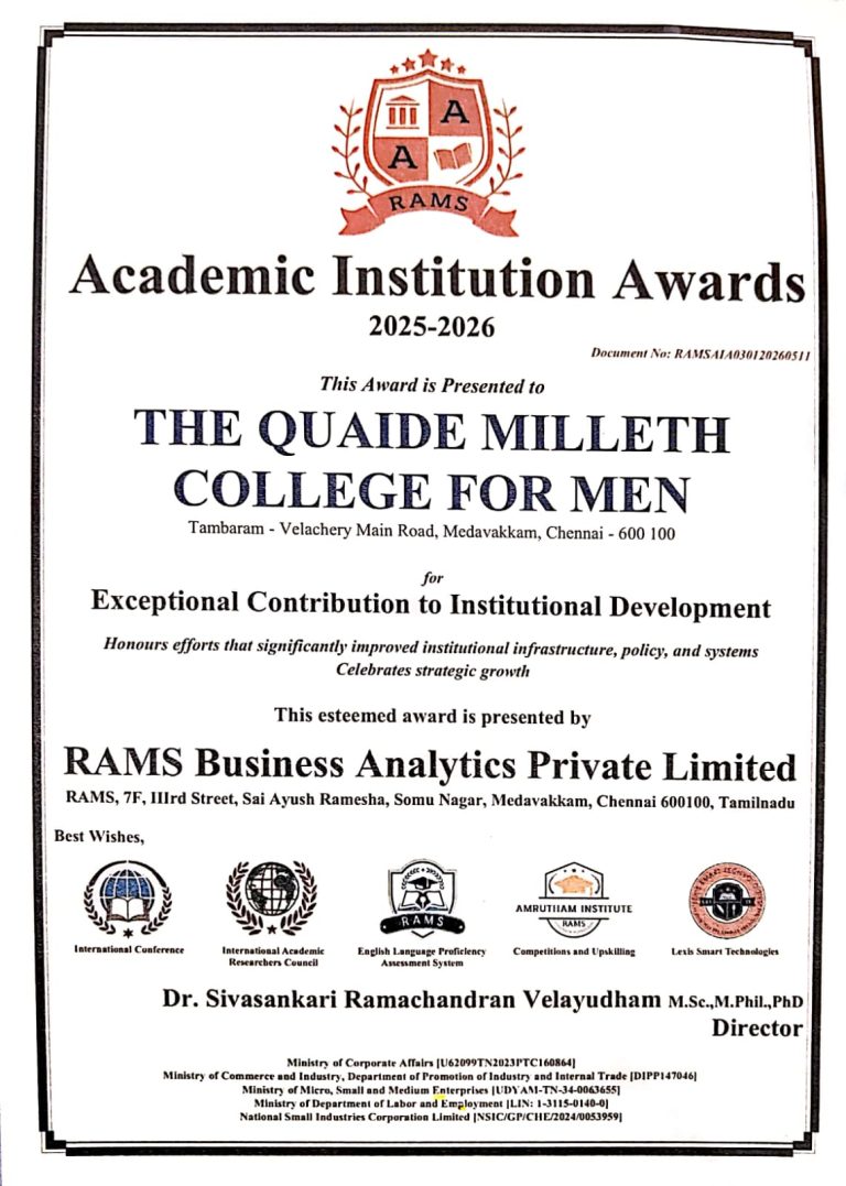 RAMS- ACADEMIC INSTITUTION AWARDS