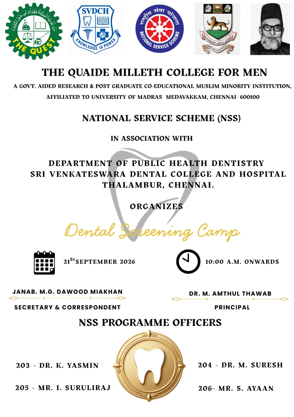 Dental Screening Camp